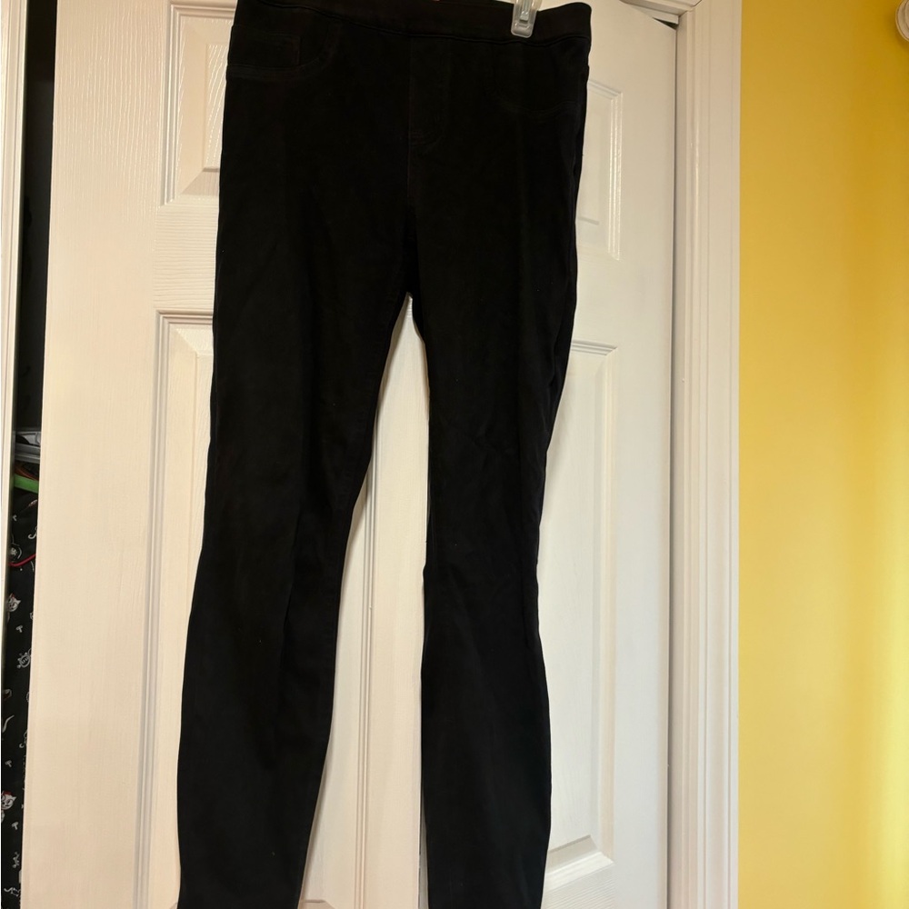 Black spanx jeggings